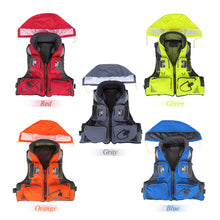 Outdoor Sports Life Jacket with Rain Cover - FitPug.com
