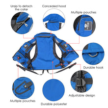 Outdoor Sports Life Jacket with Rain Cover - FitPug.com
