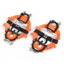 One Pair 12 Teeth Claws Crampons - Non-slip Stainless Steel Chain - FitPug.com