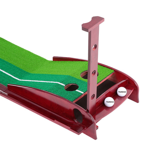 Indoor Golf Putting Mat with 2 Holes - FitPug.com