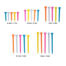 100 Pieces - 43 to 100mm Plastic Golf Ball Tees - FitPug.com