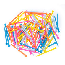 100 Pieces - 43 to 100mm Plastic Golf Ball Tees - FitPug.com