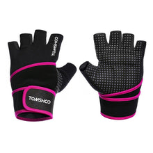Gym Gloves With Wrist Support - For Body Building Sports, Fitness, Weight-lifting - FitPug.com