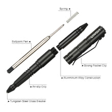 Aluminum Tactical Pen with Glass Breaker - FitPug.com