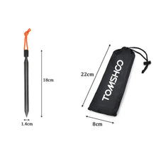 Set of 10 7"/18cm V-shape Reflective Light Tent Pegs - FitPug.com
