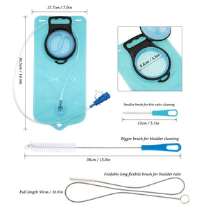 2L Water Reservoir Bag with Cleaning Brushes Kit - FitPug.com