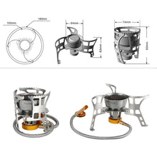 Foldable Windproof Camping Stove for Gas Canister - FitPug.com