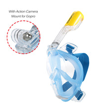 Full Face Diving Mask Set - Scuba Diving - Anti Fog Snorkel Mask with GoPro Camera Mount - FitPug.com