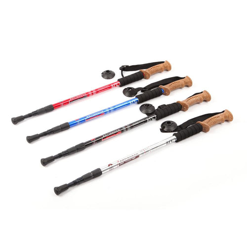 Adjustable 3 Section Trekking Pole - Walking Stick - FitPug.com