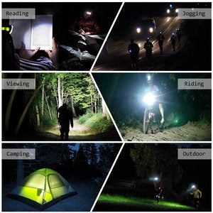 180 Lumens LED Headlight - 3 Modes - FitPug.com