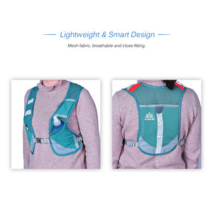 Running Hydration Vest - Backpack with a 2 PC 170ML Bottles - FitPug.com
