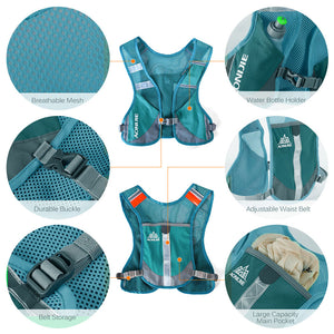 Running Hydration Vest - Backpack with a 2 PC 170ML Bottles - FitPug.com