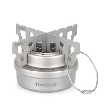 Ultralight Titanium Alcohol Stove with a Rack Stand - FitPug.com