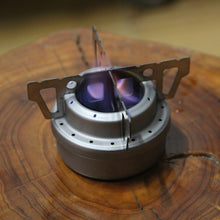 Ultralight Titanium Alcohol Stove with a Rack Stand - FitPug.com