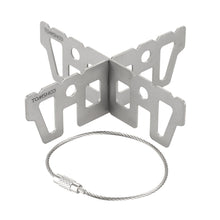 Ultralight Titanium Alcohol Stove with a Rack Stand - FitPug.com