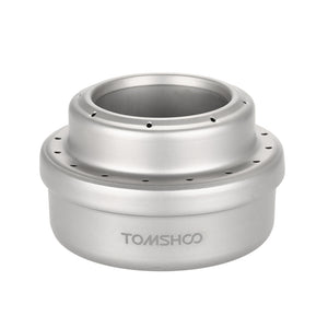 Ultralight Titanium Alcohol Stove with a Rack Stand - FitPug.com