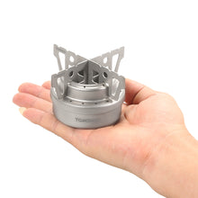Ultralight Titanium Alcohol Stove with a Rack Stand - FitPug.com