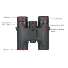 Compact Binocular with Wide Angle BaK4 Roof Prism - FitPug.com