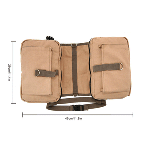 Outdoor Dog Saddle Bag for a Medium or Large Dog - FitPug.com