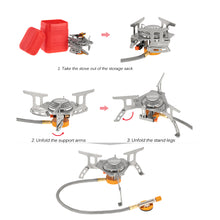 Foldable Outdoor Gas Stove with a Box - FitPug.com