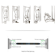 Adjustable Doorway Horizontal Pull-up Bar - FitPug.com