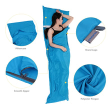 Lightweight Sleeping Bag with a Pillowcase - FitPug.com