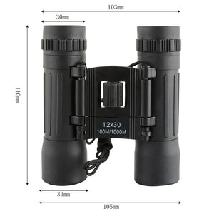Mini Optics 96/1000m Binocular - 12X30 Scope - FitPug.com