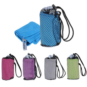 Compact Quick-drying Camping Beach Towel with a Bag - FitPug.com