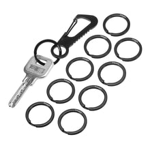 10 Multifunctional Metal Key Rings - 1 Inch/25mm - FitPug.com