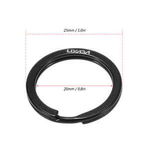 10 Multifunctional Metal Key Rings - 1 Inch/25mm - FitPug.com