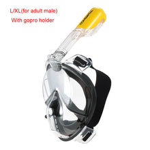 Full Face Diving Mask Set - Scuba Diving - Anti Fog Snorkel Mask with GoPro Camera Mount - FitPug.com