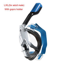 Full Face Diving Mask Set - Scuba Diving - Anti Fog Snorkel Mask with GoPro Camera Mount - FitPug.com