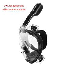 Full Face Diving Mask Set - Scuba Diving - Anti Fog Snorkel Mask with GoPro Camera Mount - FitPug.com