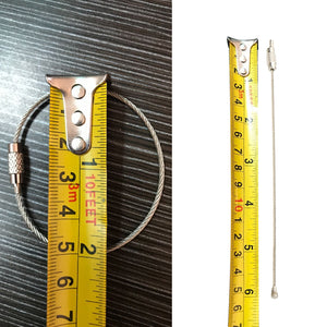 10 Multifunctional Stainless Steel Cable Key Rings - FitPug.com