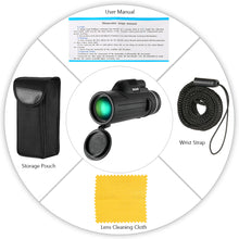 10x42 Handheld Monocular Telescope with a Bag - FitPug.com