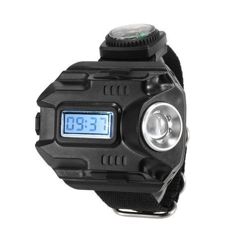 2-in-1 LED Rechargeable Watch Flashlight - FitPug.com