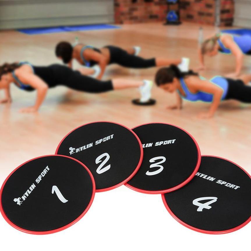 4 Piece Set, Fitness Gliding Discs - Gym Sliders, For Body Core Workout - FitPug.com