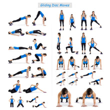4 Piece Set, Fitness Gliding Discs - Gym Sliders, For Body Core Workout - FitPug.com