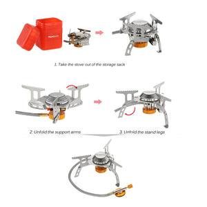 3 in 1 Outdoor/Camping Stove Kit - FitPug.com