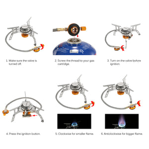 3 in 1 Outdoor/Camping Stove Kit - FitPug.com