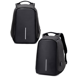 Multifunctional Futuristic Unisex Anti-theft Laptop Backpack with USB Charger - FitPug.com