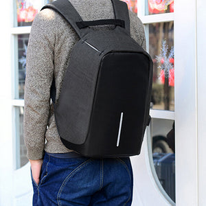 Multifunctional Futuristic Unisex Anti-theft Laptop Backpack with USB Charger - FitPug.com