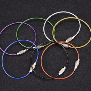10 Colorful Cable Rope Key Chains - FitPug.com