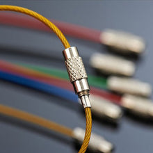 10 Colorful Cable Rope Key Chains - FitPug.com
