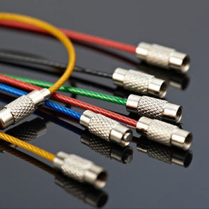 10 Colorful Cable Rope Key Chains - FitPug.com