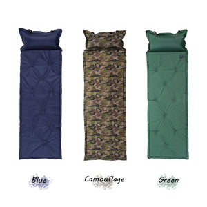 Thick Inflatable Camping Mattress with a Pillow - FitPug.com