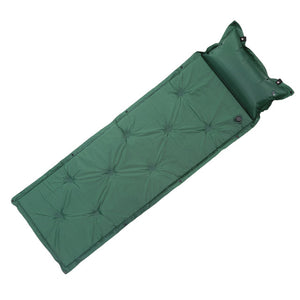 Thick Inflatable Camping Mattress with a Pillow - FitPug.com