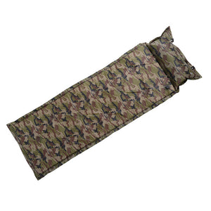 Thick Inflatable Camping Mattress with a Pillow - FitPug.com