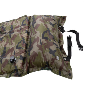 Thick Inflatable Camping Mattress with a Pillow - FitPug.com