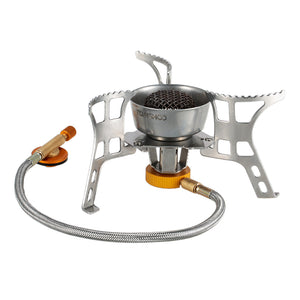 Foldable Windproof Camping Stove for Gas Canister - FitPug.com